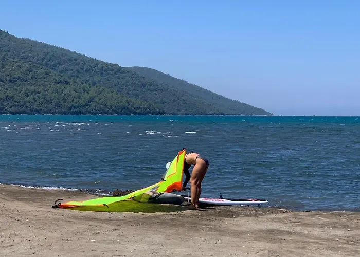 Rustic Modern Patio With Shared Pool Akcapinar (Mugla)