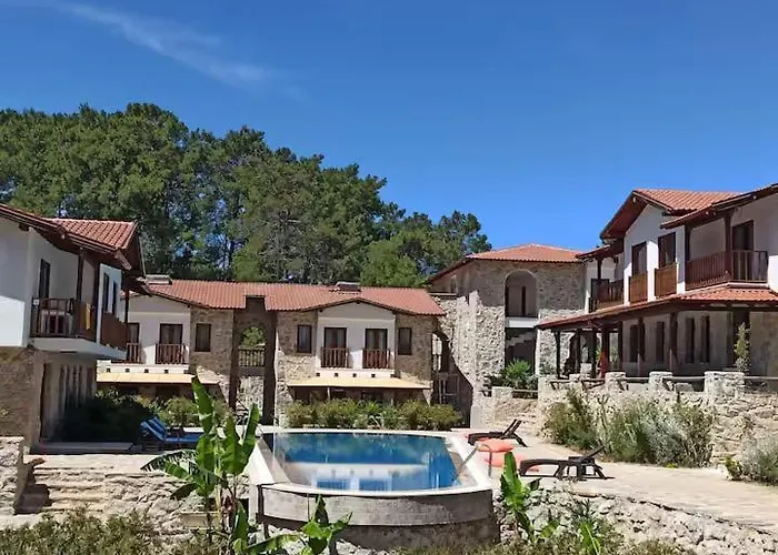 Rustic Modern Patio With Shared Pool *